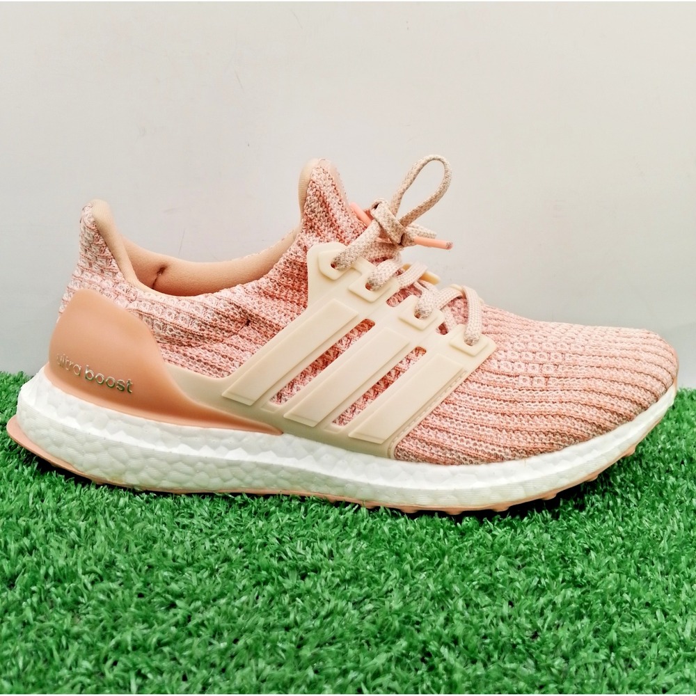 Adidas Women Ultra Boost Shoes Women's Size 8.5 M Medium Ash Peach - Light Pink - Picture 6 of 12